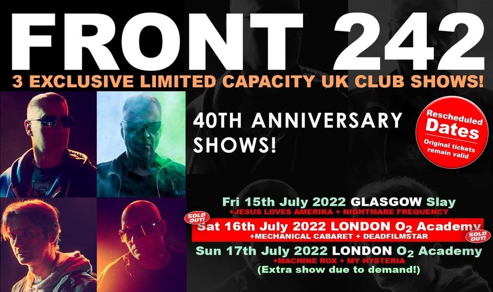 Front 242 + Jesus Loves Amerika + Nightmare Frequency