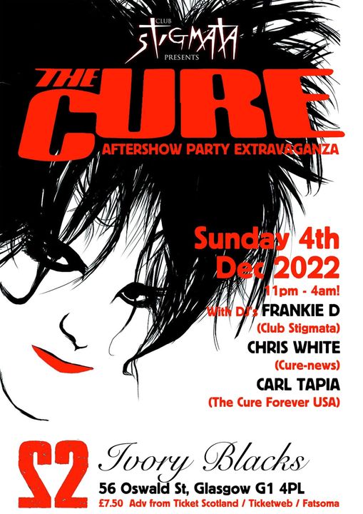 The Cure Aftershow Party Extravaganza
