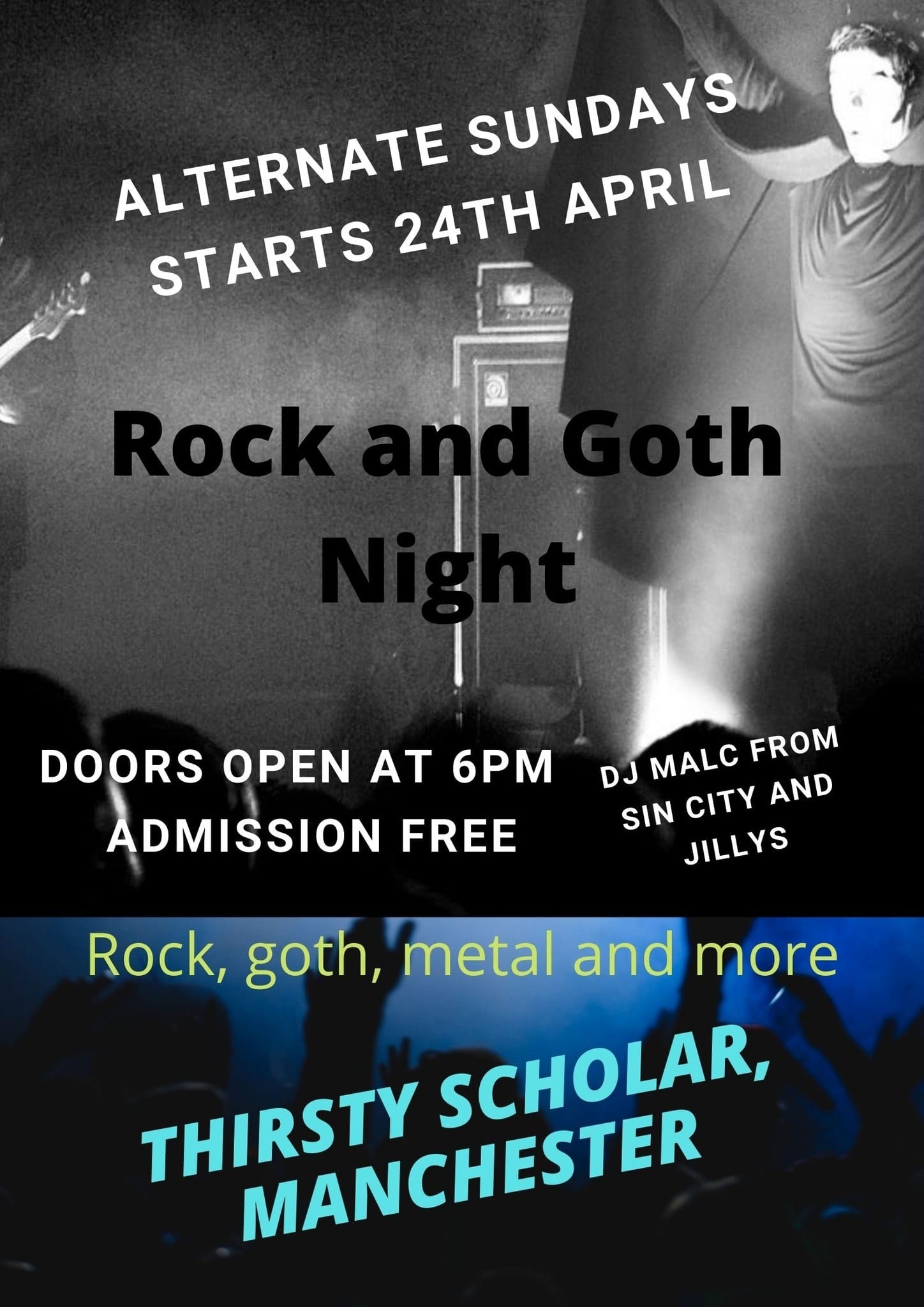 Rock and Goth Night, Manchester